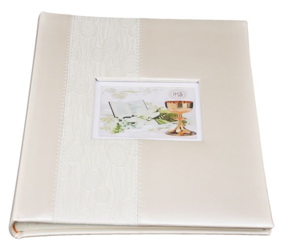 Album tradycyjny KOMUNIJNY DBCS20 HEARTBEAT 20 kart - ecru - kremowe karty