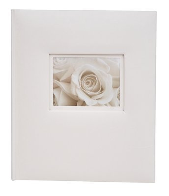 Album na zdjęcia do wklejania tradycyjny - DBCS20 JUSTLOVE - 20 kart - Biały - kremowe karty