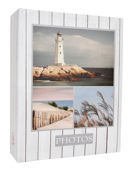 Album na zdjęcia w rozmiarze 10x15 - 304 zdjęcia do wsuwania - 10x15/304 BEACH - biały - widoczki