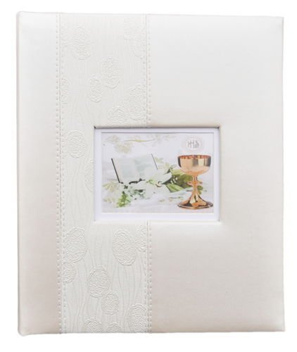 Album tradycyjny KOMUNIJNY DBCS20 HEARTBEAT 20 kart - ecru - kremowe karty