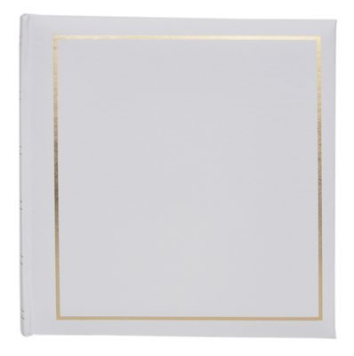 Album tradycyjny 20 kart 40 stron na zdjęcia do wklejania - VINYL - Biały - Białe Karty