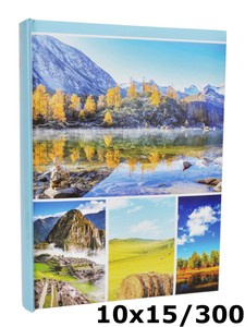 Album na zdjęcia w rozmiarze 10x15 cm - 300 zdjęć do wsuwania - VISTA - wielobarwny - widoki - wakacje