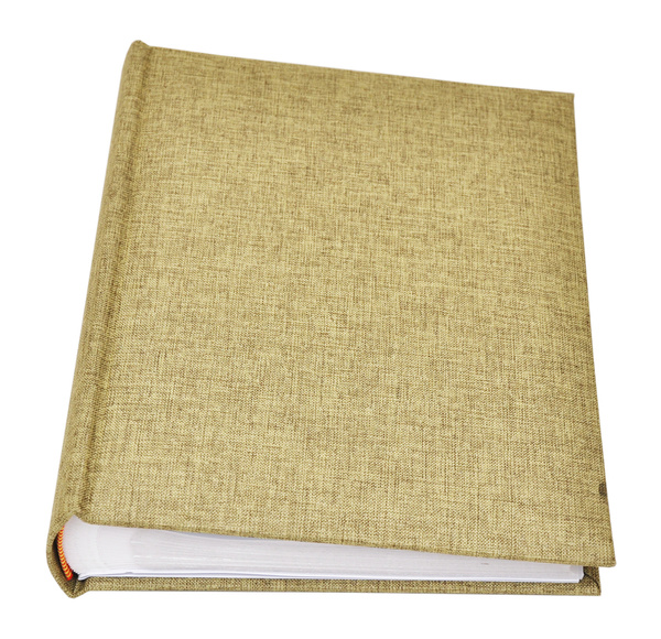 Album na zdjęcia w rozmiarze 10x15 cm - 200 zdjęć do wsuwania - LINEN OLIVE - oliwkowy - płótno