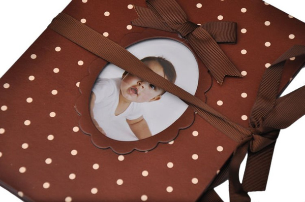 Album harmonijka typu jamnik 13x18/12 - YOUNG CHILD - dziecięcy - Brązowy