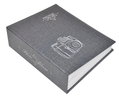 Album na zdjęcia 304 zdjęcia w rozmiarze 10x15 cm  CAMERA - 10x15/304 - klejony - grafitowy - aparat