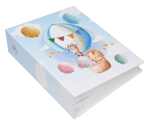 Album na 304 zdjęcia do wsuwania w rozmiarze 10x15 cm - 10x15/304 BABY 01 - klejony - niebieski - dziecięcy
