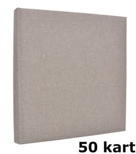 Album na zdjęcia do wklejania tradycyjny DBCL50 - LINEN BEIGE - Beżowy - 50 kart 100 stron - kremowe karty