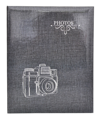 Album na zdjęcia 304 zdjęcia w rozmiarze 10x15 cm  CAMERA - 10x15/304 - klejony - grafitowy - aparat