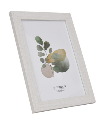 Ramka drewnopodobna - naturalna - format 10x15 cm- kolor kremowy - D1810