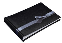 Album tradycyjny FA 5196 SILK RIBBON - Czarny - kremowe karty