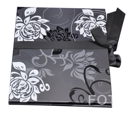Album harmonijka typu jamnik 15x21/12 - LP68 Black&White - czarny