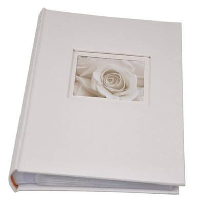 Album na zdjęcia na 50 zdjęć w rozmiarze 13x18 cm LOVE WHITE - biały