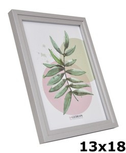 Ramka drewnopodobna - naturalna - format 13x18 cm- kolor szary - E313