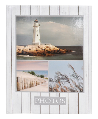 Album na zdjęcia w rozmiarze 10x15 - 304 zdjęcia do wsuwania - 10x15/304 BEACH - biały - widoczki