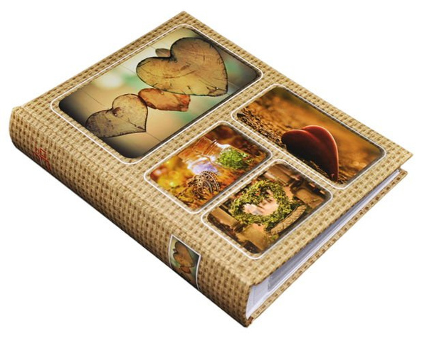 Album 10x15/200 LINEN - Brązowy