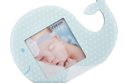 Ramka dziecięca 10x10 B1446 - niebieska