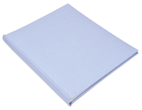 Album na zdjęcia do wklejania - tradycyjny DBCS20 LINEN SKY - Niebieski - Kremowe karty - 40 kart 20 stron - materiałowa okładka