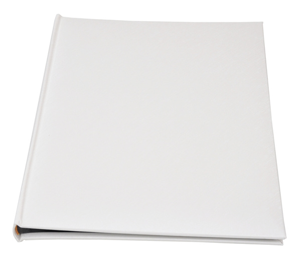 Album na zdjęcia do wklejania 20 kart 40 stron - tradycyjny DBCS20 CLEAN WHITE - ecru - CZARNE KARTY