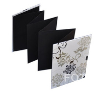 Album harmonijka typu jamnik 15x21/12 - LP68 Black&White - Biały