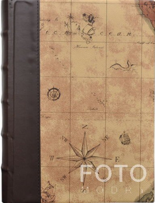 Album TRAVEL KD46300 w 10x15/300 - Brązowy - Mapa