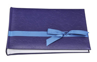 Album tradycyjny FA 5196 SILK RIBBON - Granatowy- białe karty