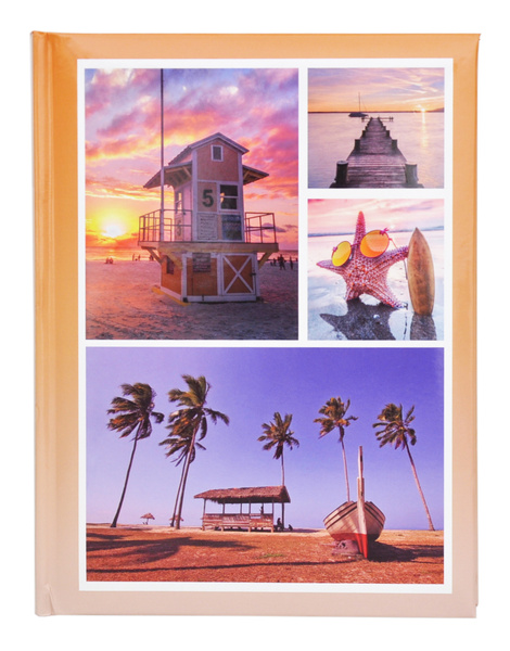 Album na zdjęcia w rozmiarze 10x15 cm - 200 zdjęć do wsuwania - SUNSET - Pomarańczowy - widoki - zachód słońca