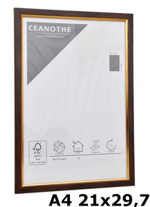 Ramka na zdjęcia plakat dyplom w rozmiarze A4 21x29,7 cm - brązowo złota - PRIMO DORE