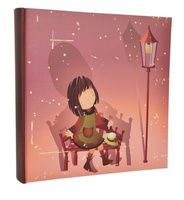 Album na zdjęcia do wsuwania zdjęcia w rozmiarze 10x15 cm - Album na 200 zdjęć - ANIME - Brązowy - Postać z anime - LENA