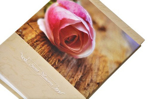 Album 10x15/100 FLOWER 3 - klejony - beżowy - kwiaty