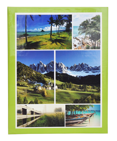 Album na zdjęcia w rozmiarze 10x15 - 304 zdjęcia do wsuwania - 10x15/304 LAKE - zielony -  widoczki