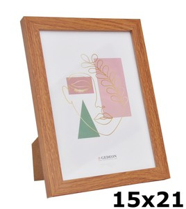 Ramka drewnopodobna - naturalna - format 15x21 cm- kolor naturalny - FI15