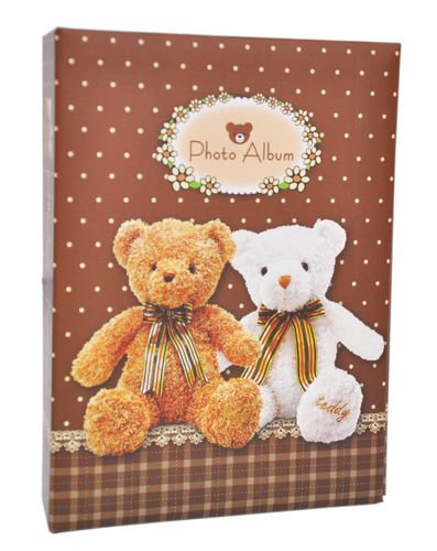 Album na 100 zdjęć w formacie 10x15 - BEARS - brązowy