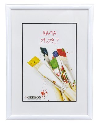 Ramka Dyplomowa na zdjęcie/plakat/dyplom w formacie A4 21X29,7 cm - biała PLEXI