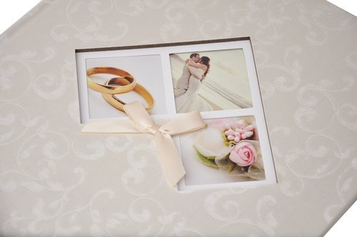 Album na zdjęcia do wklejania tradycyjny - DBCL30 SOUL - Kremowy - CZARNE KARTY