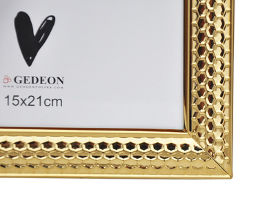 Ramka aluminiowa 15x21cm - złota/chromowana - SSL15
