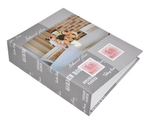 Album na 100 zdjęć do wsuwania w rozmiarze 13x18 cm - 13x18/100 FEEL HOME - 9114 - szary - widoczek