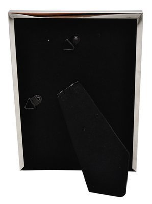 Ramka na zdjęcia w rozmiarze 10x15cm aluminiowa  srebrna/chromowana - ssb10
