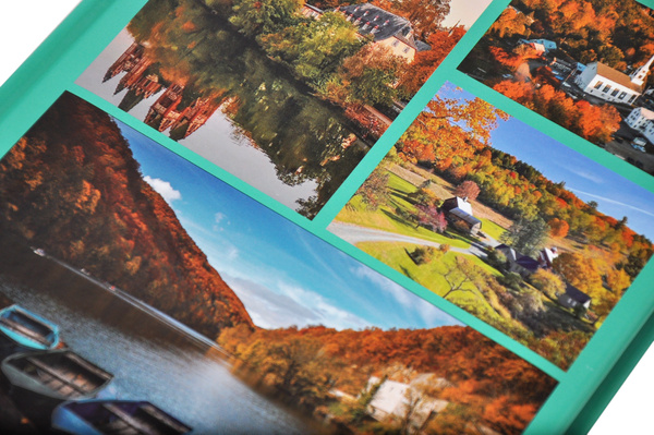 Album na zdjęcia w rozmiarze 10x15 cm - 200 zdjęć do wsuwania - JUN - Turkusowy - widoki - góry