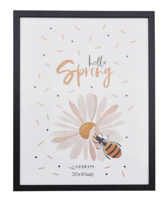 Ramka drewnopodobna - naturalna - na zdjęcie plakat dyplom w rozmiarze 30x40 cm - kolor czarny - FC30p