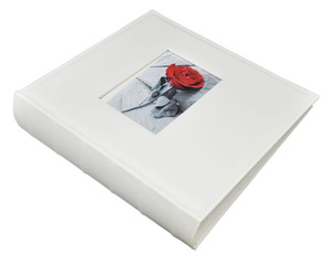 Album na zdjęcia do wklejania - tradycyjny - 50 kart 100 stron - DBCL50 WHITE - ecru - Kremowe Karty