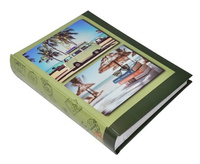Album na zdjęcia w rozmiarze 10x15 cm - 300 zdjęć do wsuwania - OUTING - Zielony - widoki