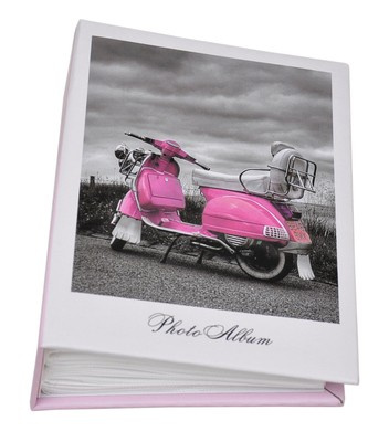 Album na 100 zdjęć do wsuwania w rozmiarze 10x15 cm - 10x15/100 FOUR COLORS - różowy - Skuter