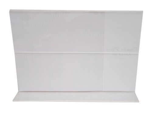 Ramka pleksi na zdjęcia/ulotkę/wizytówkę w formacie 10x15 cm do postawienia w poziomie - przeźroczysta