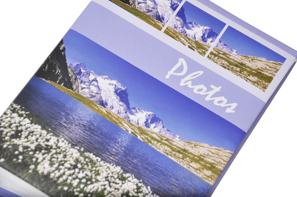 Album na 100 zdjęć w rozmiarze 10x15 cm do wsuwania - 10x15/100 SUMMER 1- klejony - zielony - widoczki