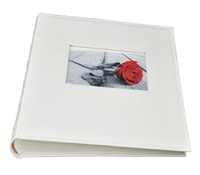 Album na zdjęcia do wklejania - tradycyjny - 50 kart 100 stron - DBCL50 WHITE - ecru - Kremowe Karty