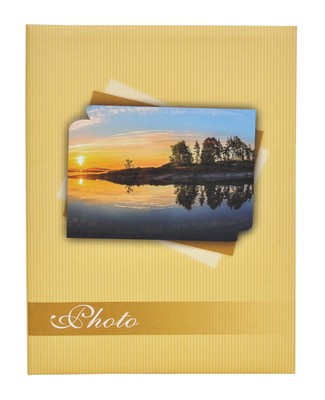 Album na zdjęcia 200 zdjęć w rozmiarze 10x15 cm  NATUR-MIX - 10x15/200 - klejony - żółty - widoczki