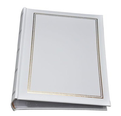 Album na 100 zdjęć w rozmiarze 15x21 cm do wsuwania - 15x21/100 CLASSIC - Biały