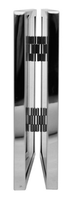 Ramka aluminiowa podwójna na dwa zdjęcia 2x 15x21cm - srebrna/chromowana - ssb15/2