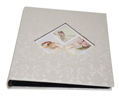 Album na zdjęcia do wklejania tradycyjny - DBCL30 SOUL - Kremowy - CZARNE KARTY