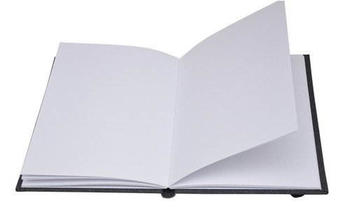 Księga gości - 30 kart - 60 stron - kolor ciemno szary - twarda oprawa materiałowa - GASTEBUCH GB-5477 CANVAS